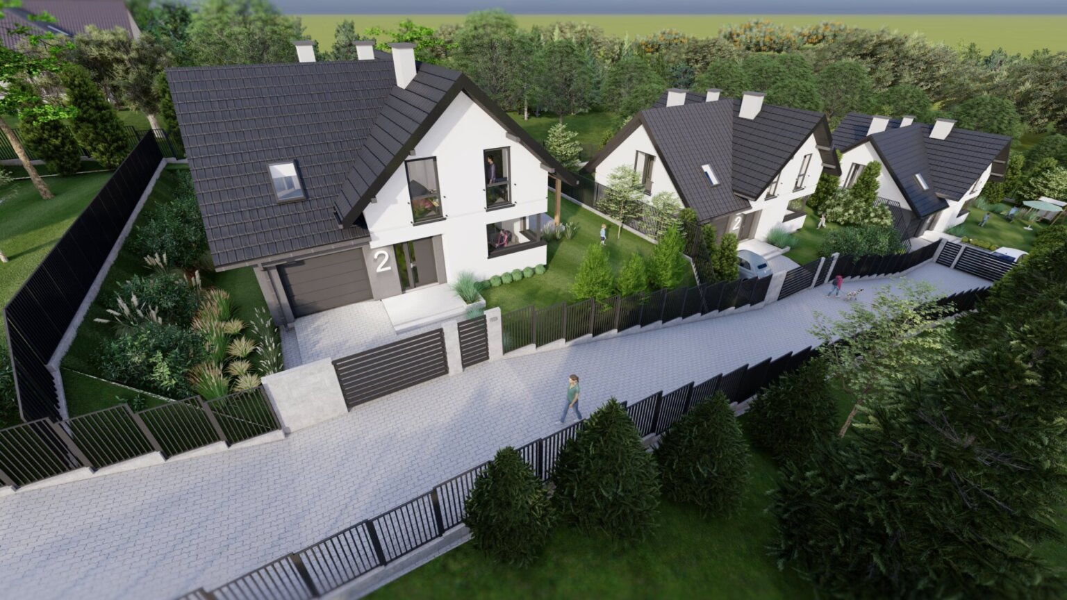 Jarowa House - Wizualizacja ulicy 1